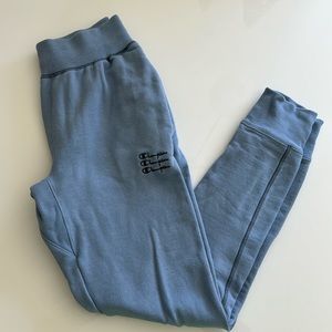 Baby Blue Champion Women’s Small Joggers with pockets and drawstring